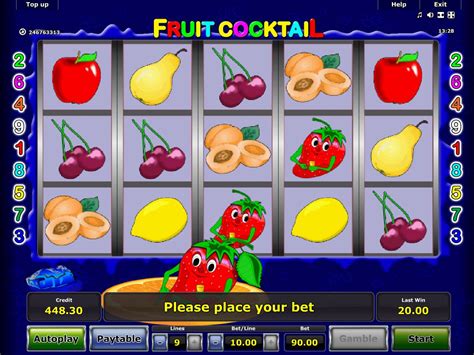 fruit cocktail free casino games